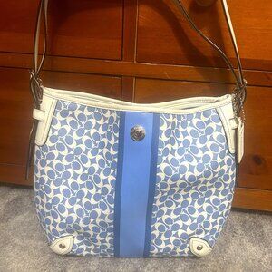 Coach Blue Shoulder/Cross Body Bag